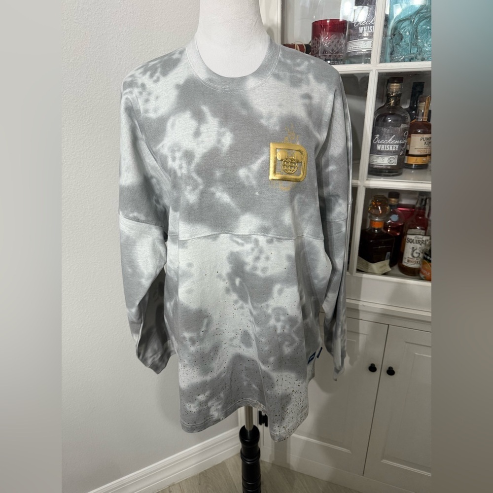 2024 Disney Parks Walt Disney World Castle Gold Glitter Spirit Jersey